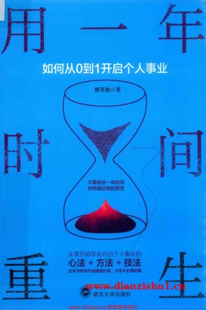 9787307209671《用一年时间重生  如何从0到1开启个人事业》娜里跑pdf