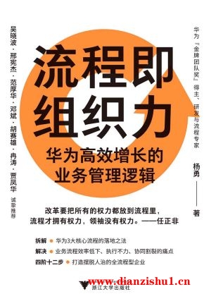 9787308247658《流程即组织力》杨勇pdf